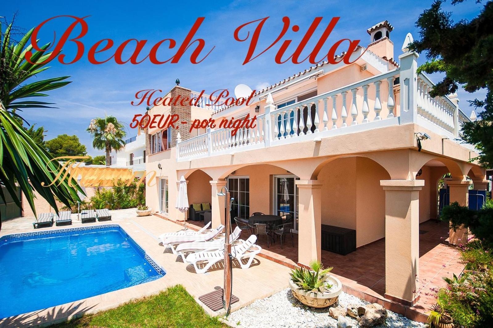 Beach Villa Costanera In Marbella Exterior photo